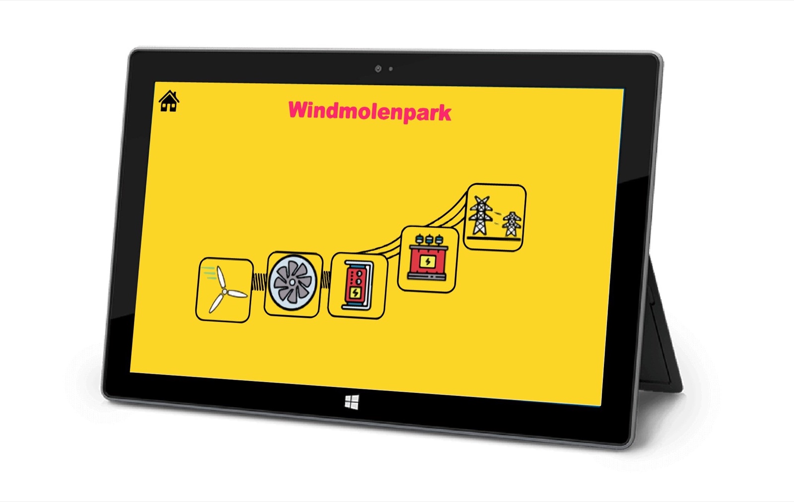 In-game screen with bright yellow background